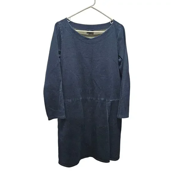 J. Jill Blue Midi Dress - Picture 1 of 6